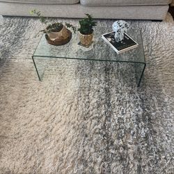 Heavy Glass Coffee Table 