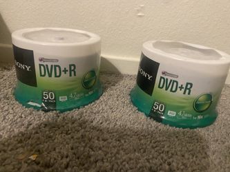 Unopened Sony DVDs