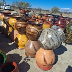 Metal Yard Art, BIRDBATHS & POTTERY 🌵 🌺 