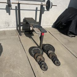 Bench With Weights 
