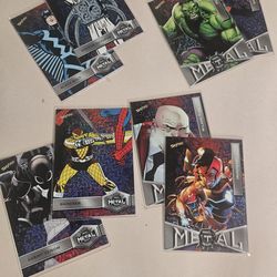 Skybox 2021 spider-man marvel metal lot of 13 grandiose