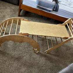 Wooden Toddler Play Structure