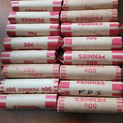 20 ROLLS WHEAT PENNIES
