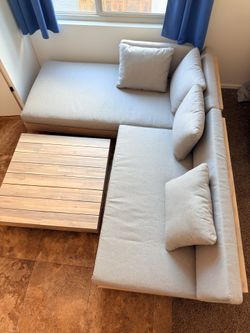 Article Kezia Outdoor Sectional with Coffee Table