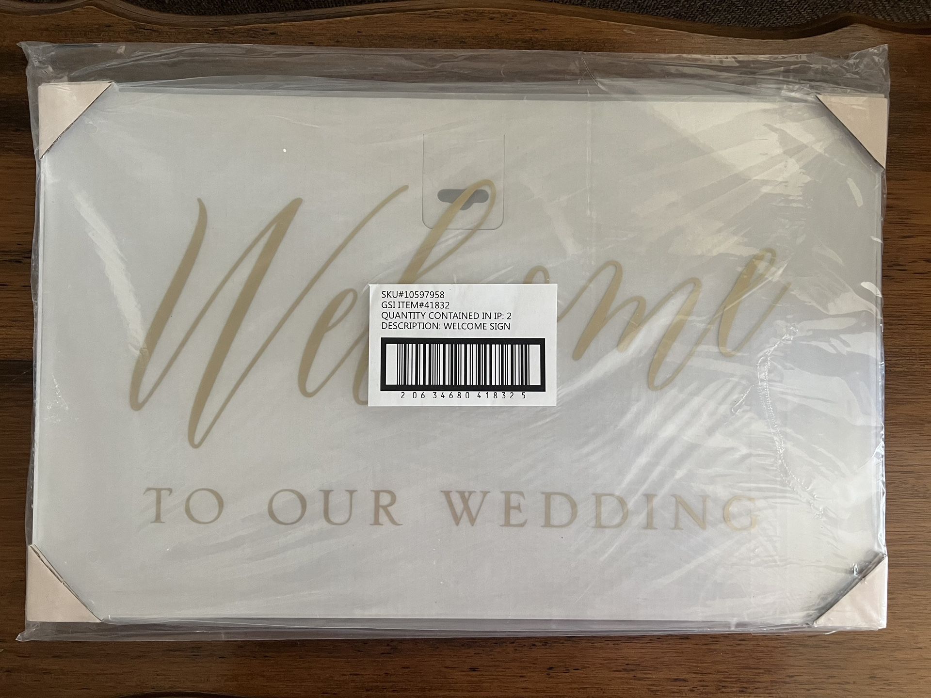 Wedding Sign
