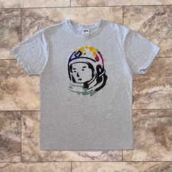 Billionaire Boys Club Suede Graphic T-Shirt Heather Gray Size XL