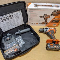 Ridgid 18v Compact Hammer Drill/Driver Kit