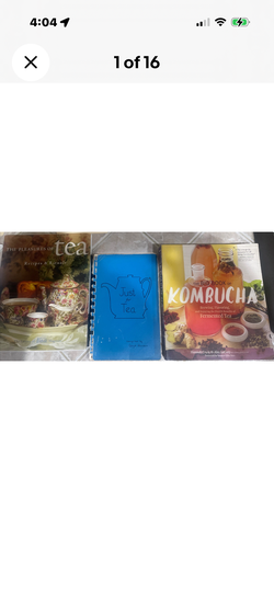 Kombucha: Brewing, Flavoring Tea & Pleasures of Tea + Just for Tea (3) books