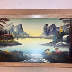 1957 Oil Painting Piece.. By Artist Watson