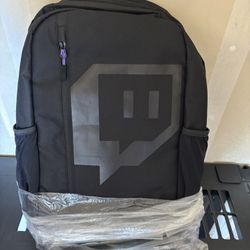 Twitch Black Backpack