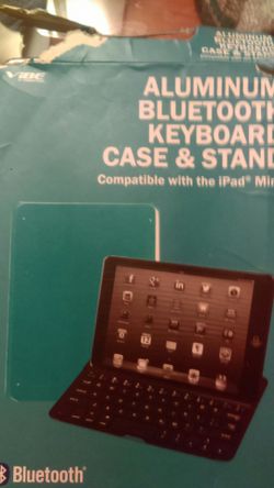 Aluminum Bluetooth keyboard for iPad and iPad mini