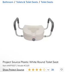 New Toilet Sears With Safety Rails