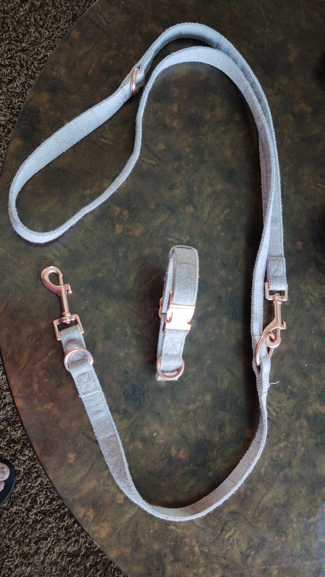 Dog collar and leash