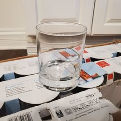 NEW Lot of 33 Gina collection by Bormioli Rocco durable clear Glasses Drinking Restaurant Bar 