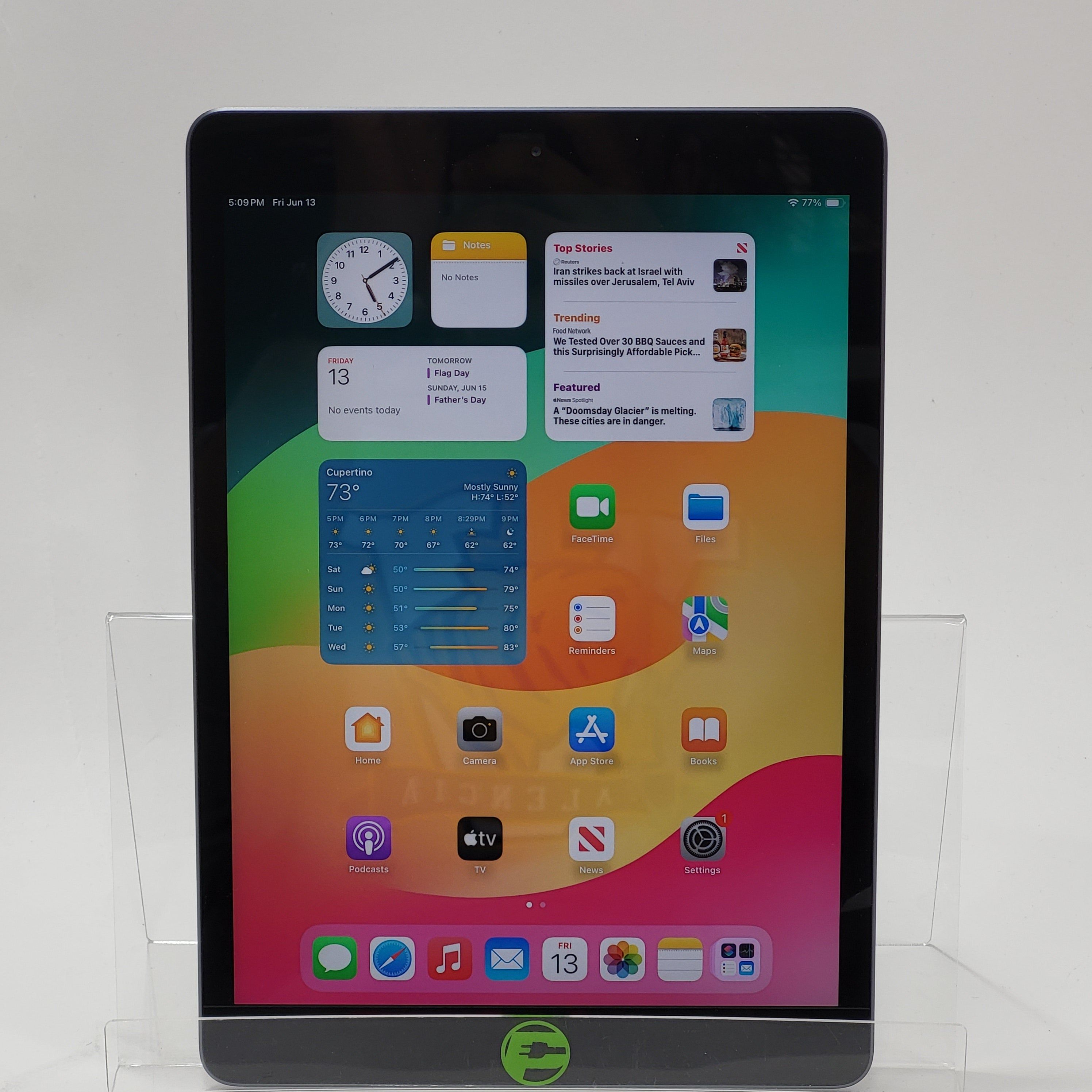 WiFi Only Apple iPad 7th Gen 128GB Space Gray MW772LL/A