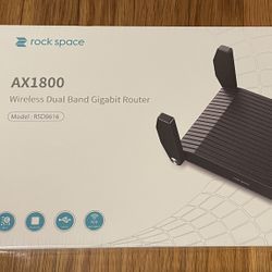 Rock Space AX1800 Wireless Dual Band Gigabit Router