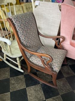 Antique Gooseneck Rocker