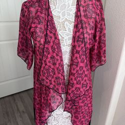 Lularoe Fringe Cover Up Top! (Size S)