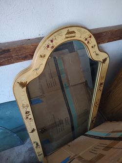 Antique Oriental Mirror