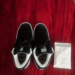 Puma XL black suede size 11