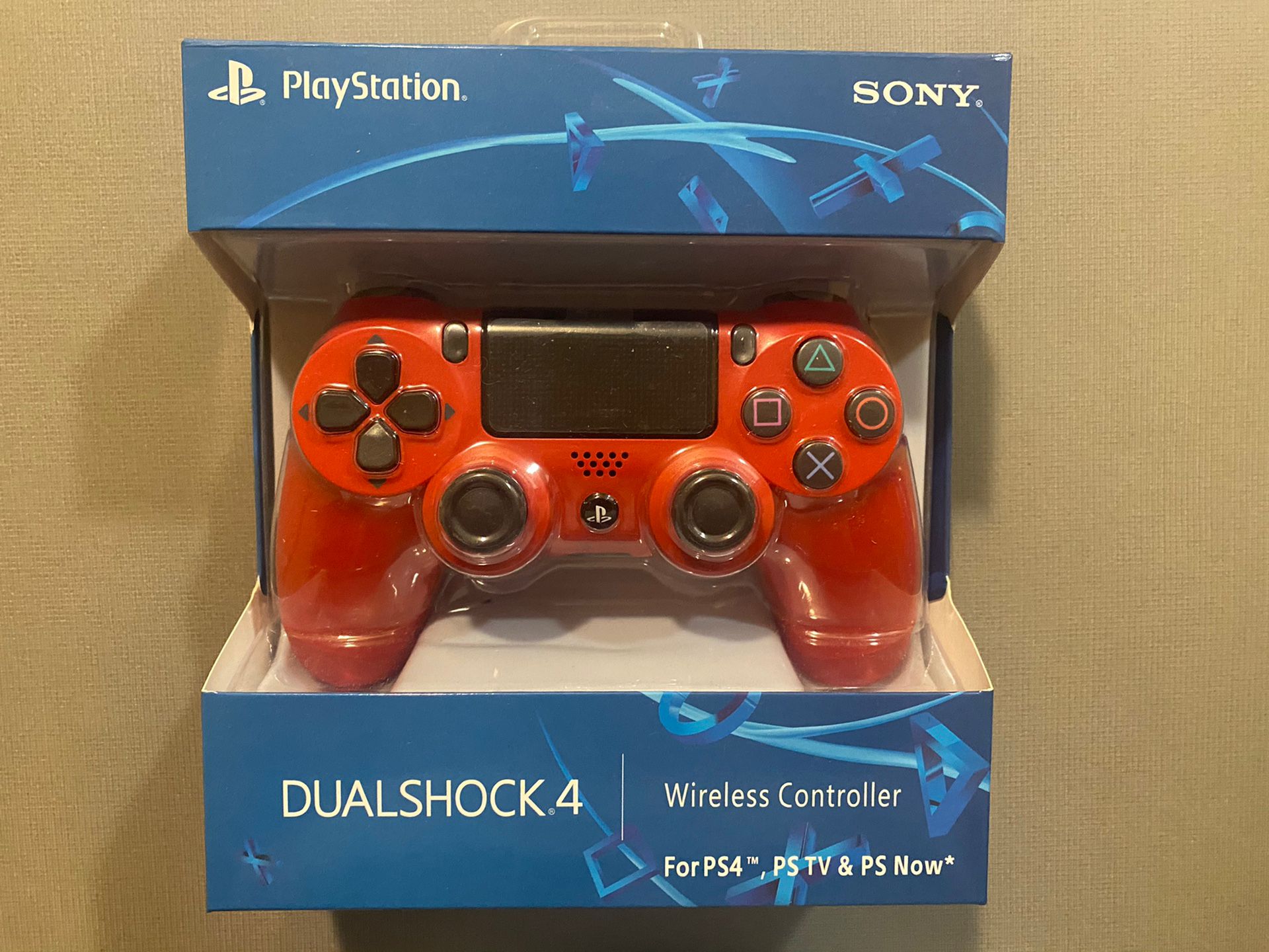 PS4 Dual Shock Controller Magma Red