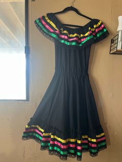 Vestido típico mexicano para niña talla 10. $20