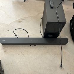 Wireless Sound Bar And Sub Woofer 