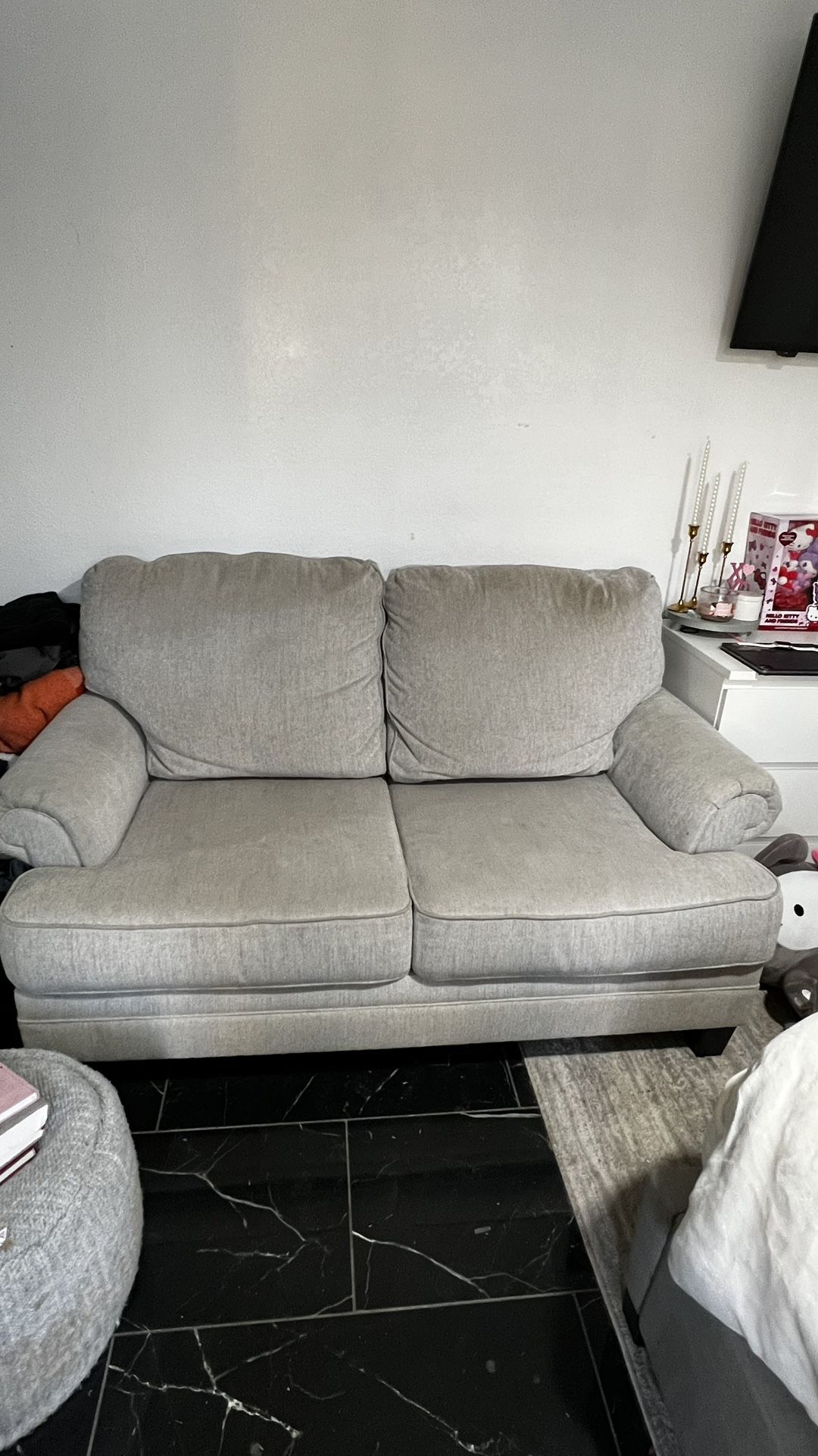 beige couch