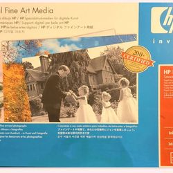New HP digital fine art media rare paper
