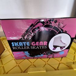 Girls Size 3 Roller Skates 