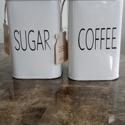 Contenedores. Par Acafe Y Azucar Son Metalicos 