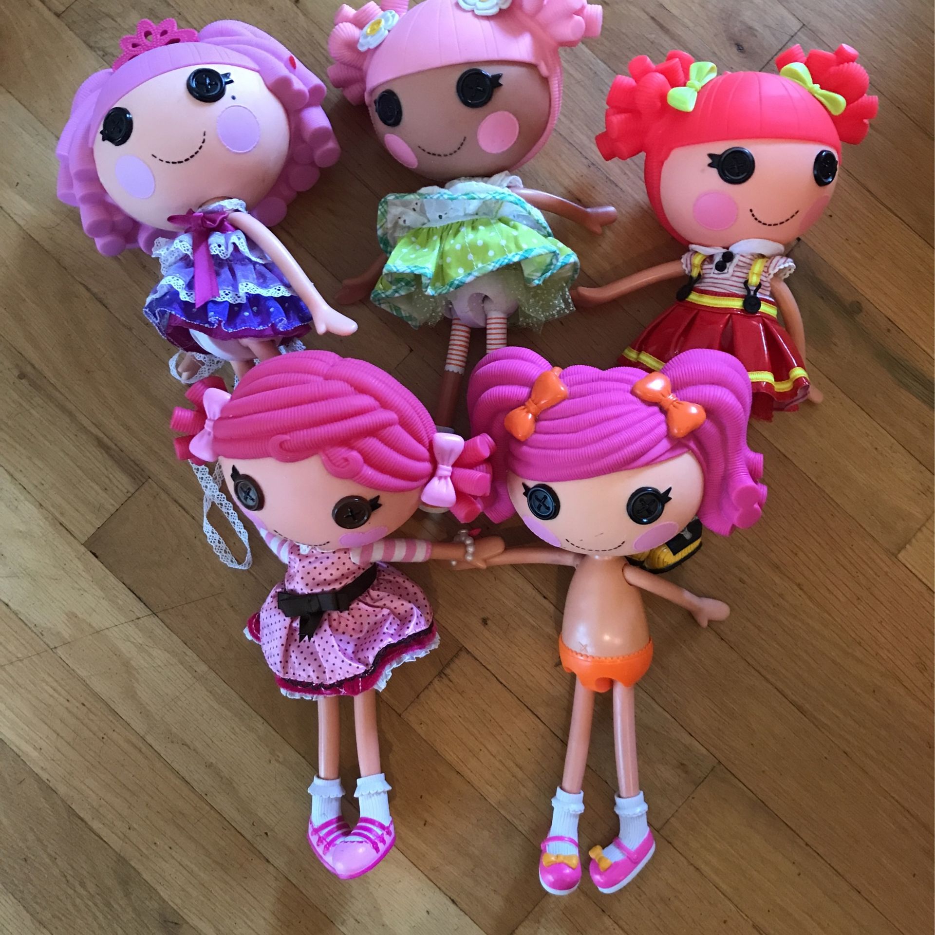 Lot Of Lalaloopsy Dolls.  Big Size