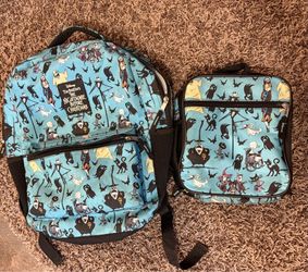 Nightmare Before Christmas Backpack and Lunchbox