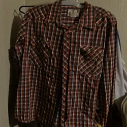 XXL Men's Shirts And Leather Jacket 
