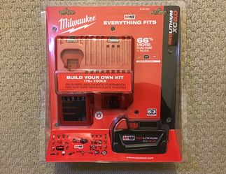 Milwaukee M18 Charger And Battery XC5.0 Starter Kit.  Brand NEW.