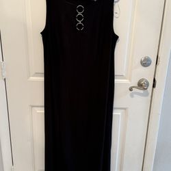 NWT Size 2X Black Maxi Dress