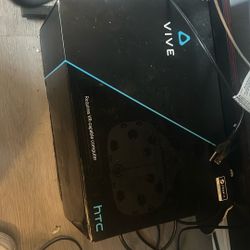 HTC Vive Vr Headset All Cables. 