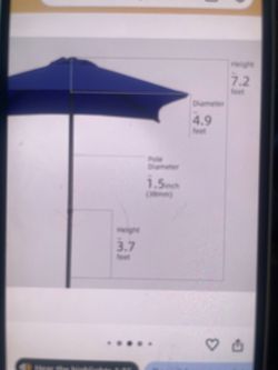 Blue umbrella