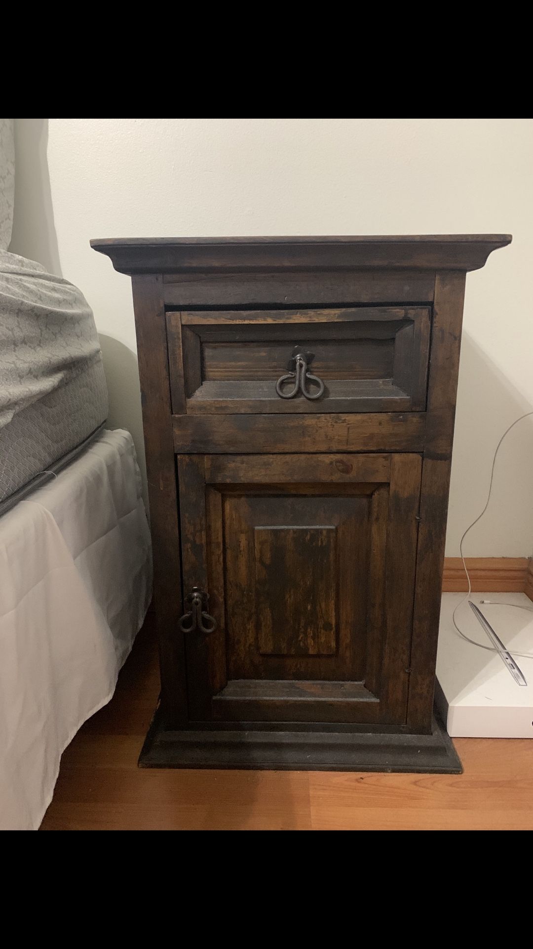 Antique cabinet/ nightstand