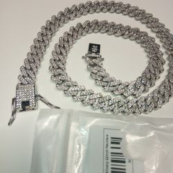 Brand New Hip Hop Style Silver Chain 