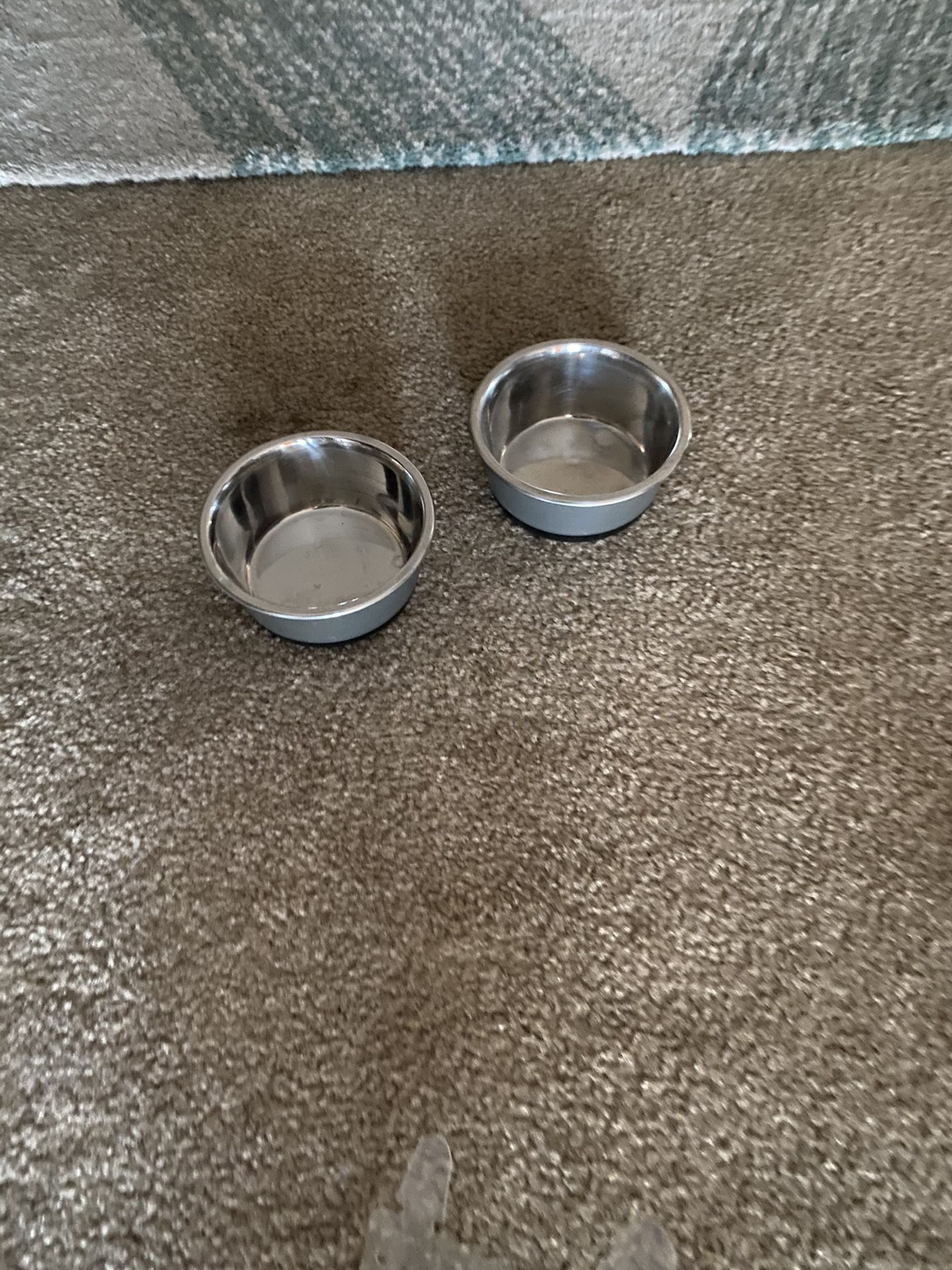 Dog food/water bowls - free