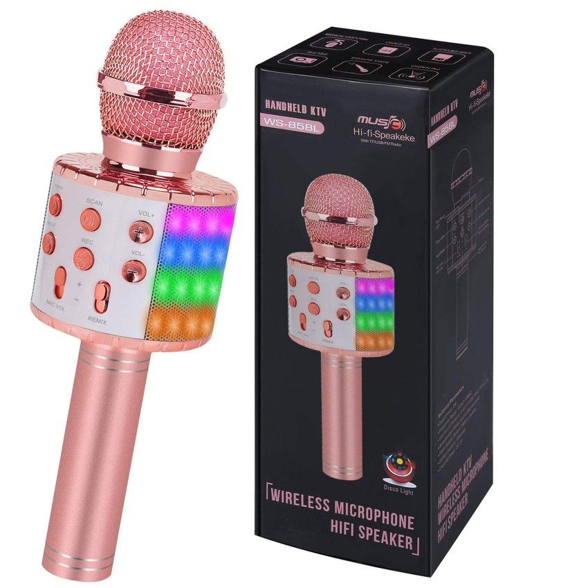 Bluetooth Mic With Lights