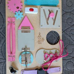 Wooden Montessori Busy Board