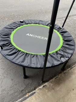 Ancheer Mini Fitness Trampoline with Handle Bar