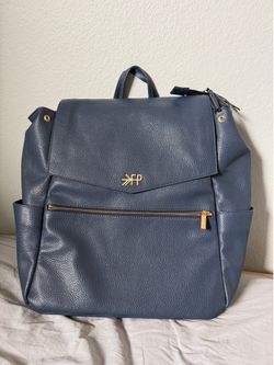 Freshly Picked leather diaper bag (like new)
