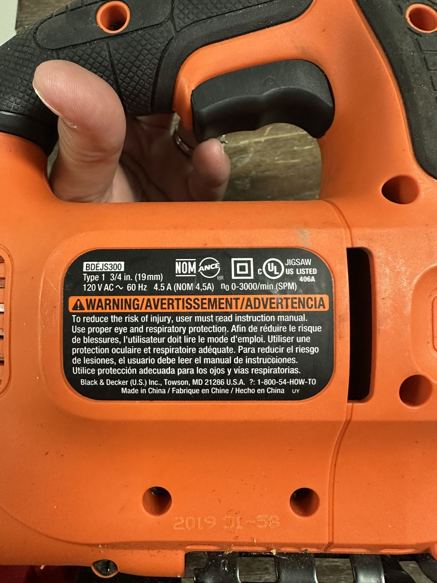Black And Decker Jigsaw