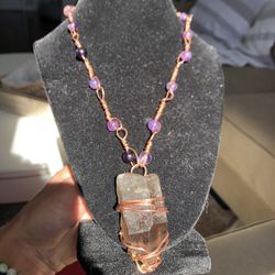 Smokey Quartz X Purple Fluorite 