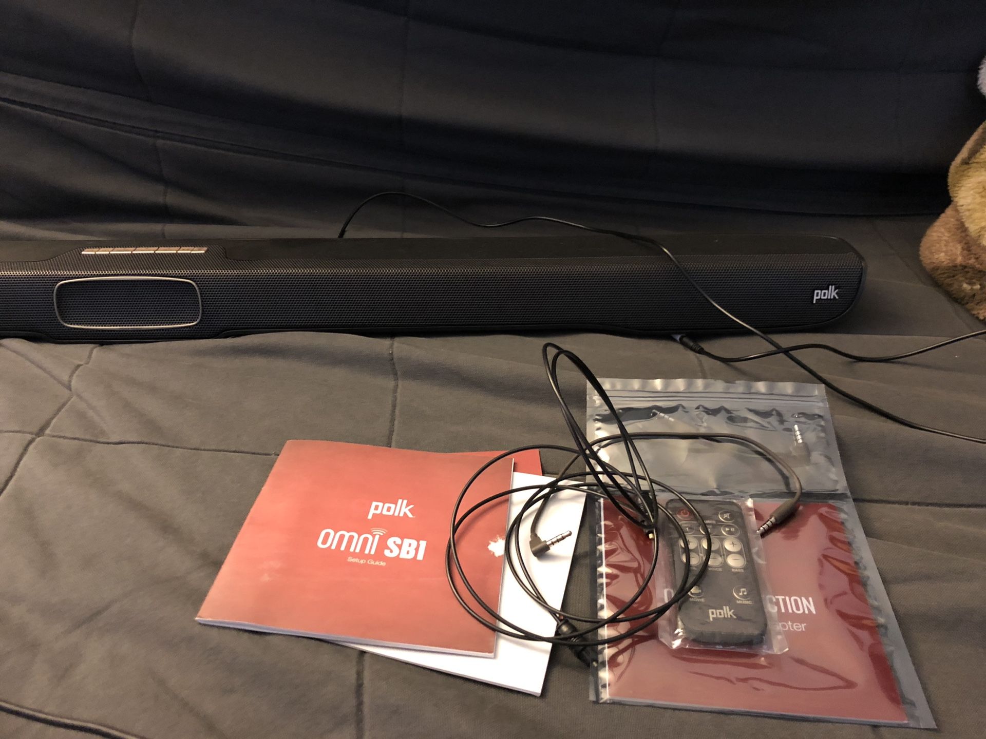 Polk Omni SB1 Plus Soundbar and wireless Subwoofer 3.1 channel 350watts