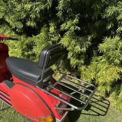 Vintage Vespa Rear Rack / Backrest 