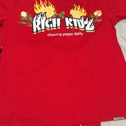 Rick Kids Shirt & Red Sweats
